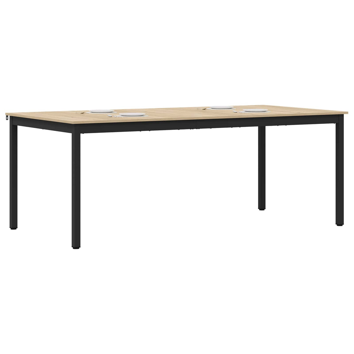 Spisebord 2 Pcs 200 X 100 X 75 Cm Konstruert Tre