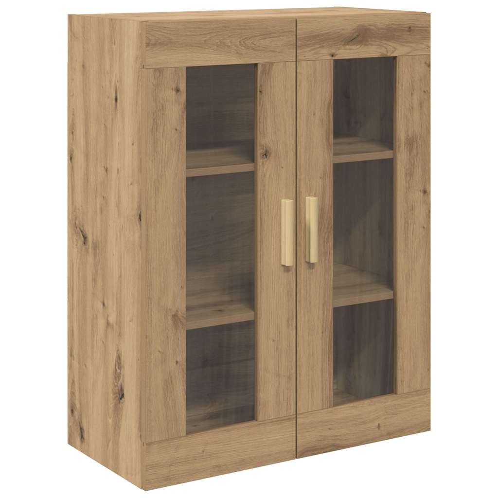 Høyskap Med Skuff Artisan Eik 69,5 X 34 X 180 Cm Konstruert Tre