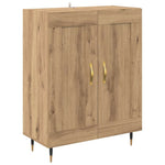 Høyskap 2 Pcs Artisan Eik 69,5 X 34 X 180 Cm Konstruert Tre