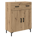Høyskap 2 Pcs Artisan Eik 69,5 X 34 X 180 Cm Konstruert Tre