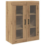 Høyskap 2 Pcs Artisan Eik 69,5 X 34 X 180 Cm Konstruert Tre