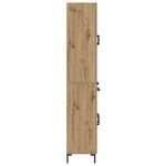 Høyskap 2 Pcs Artisan Eik 69,5 X 34 X 180 Cm Konstruert Tre