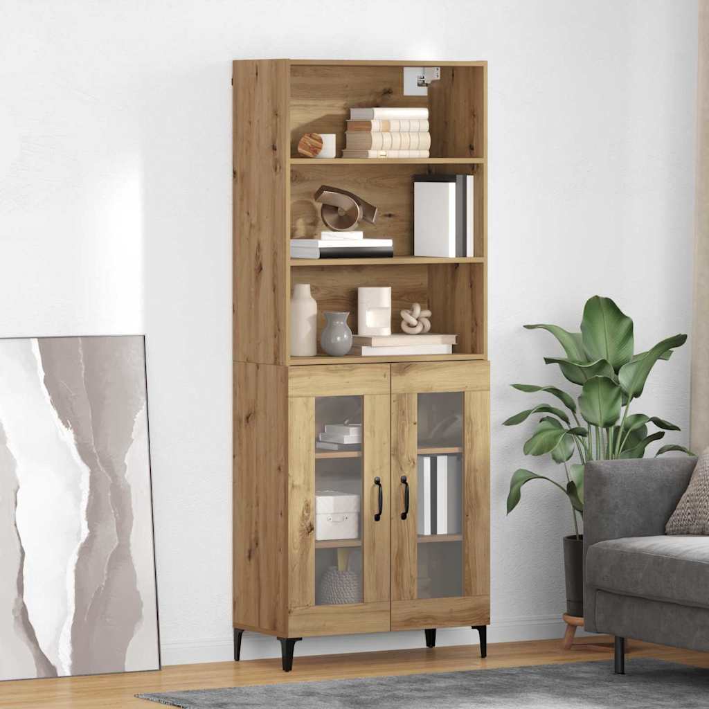 Høyskap Artisan Eik 69,5 X 34 X 180 Cm Konstruert Tre