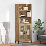 Høyskap Artisan Eik 69,5 X 34 X 180 Cm Konstruert Tre
