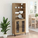 Høyskap Artisan Eik 69,5 X 34 X 180 Cm Konstruert Tre
