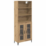 Høyskap Artisan Eik 69,5 X 34 X 180 Cm Konstruert Tre