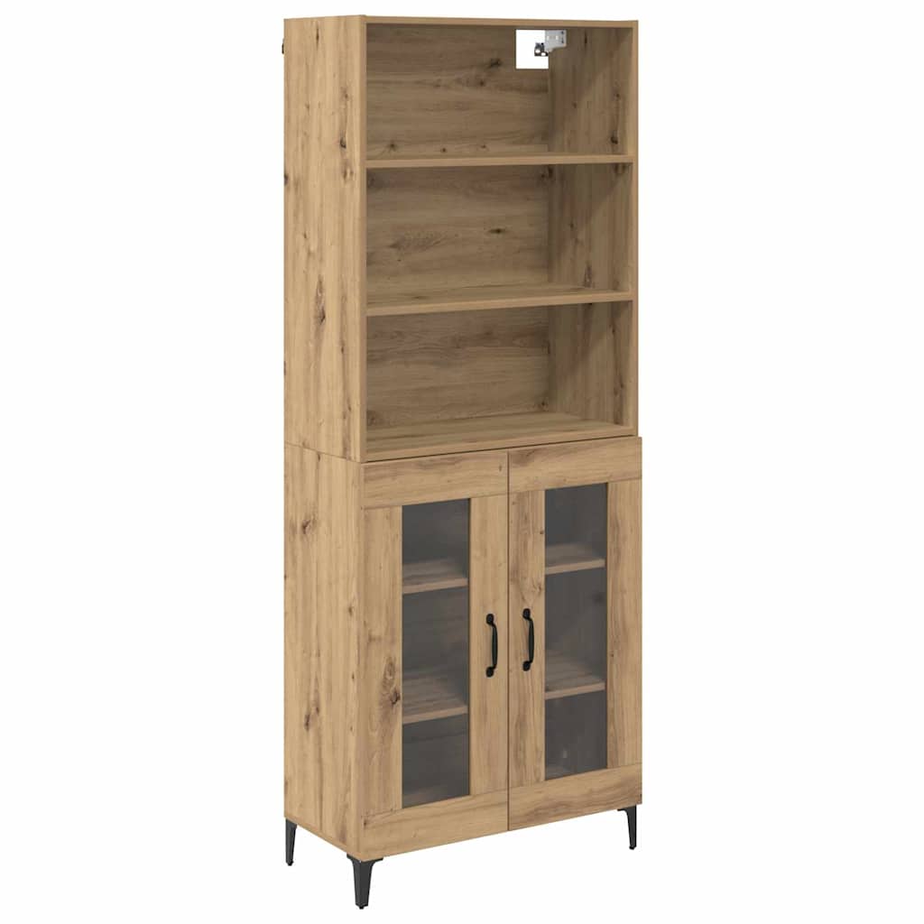 Høyskap Artisan Eik 69,5 X 34 X 180 Cm Konstruert Tre