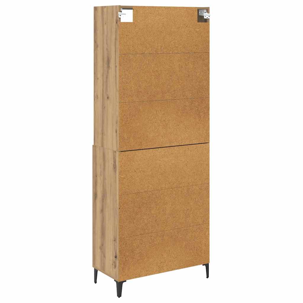 Høyskap Artisan Eik 69,5 X 34 X 180 Cm Konstruert Tre
