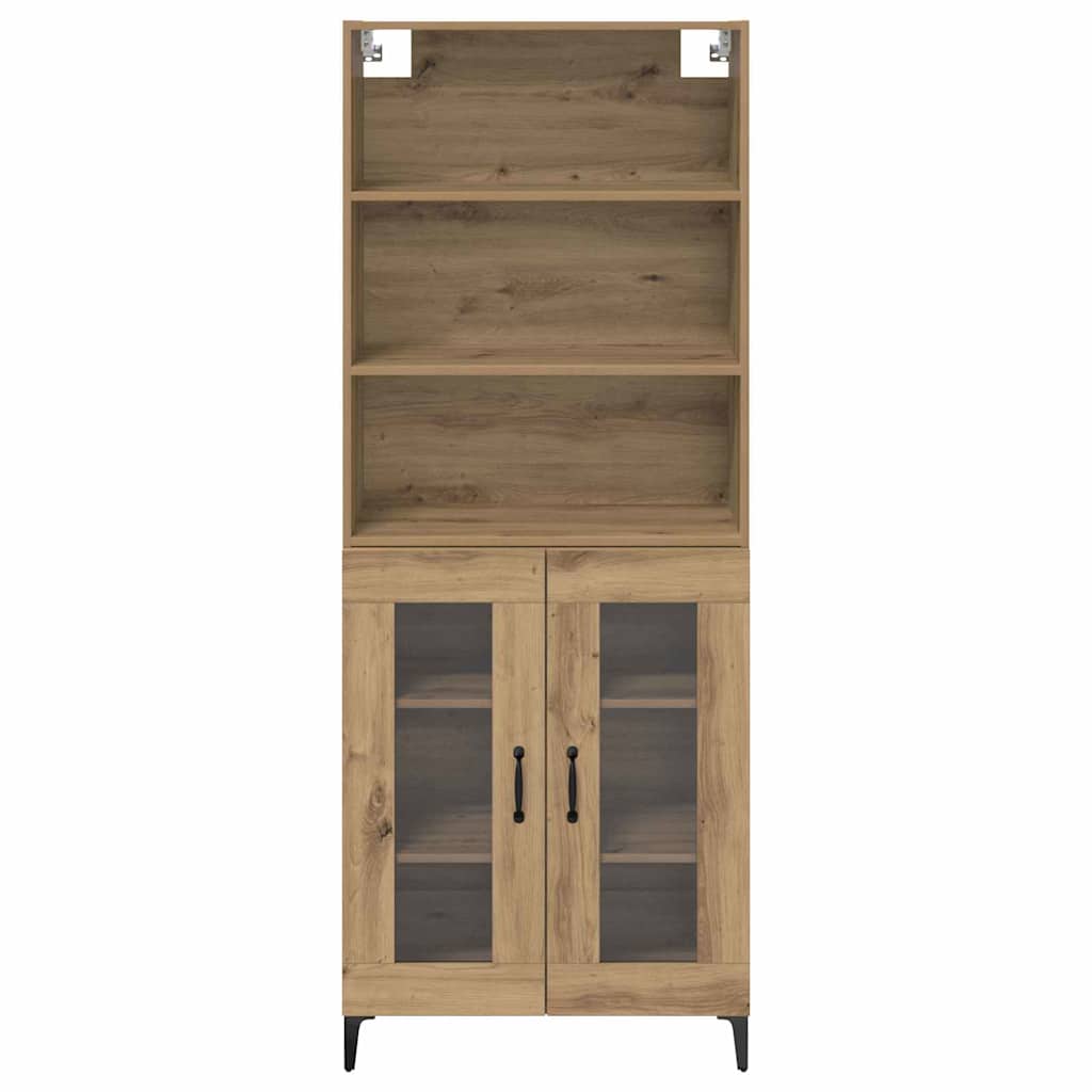 Høyskap Artisan Eik 69,5 X 34 X 180 Cm Konstruert Tre