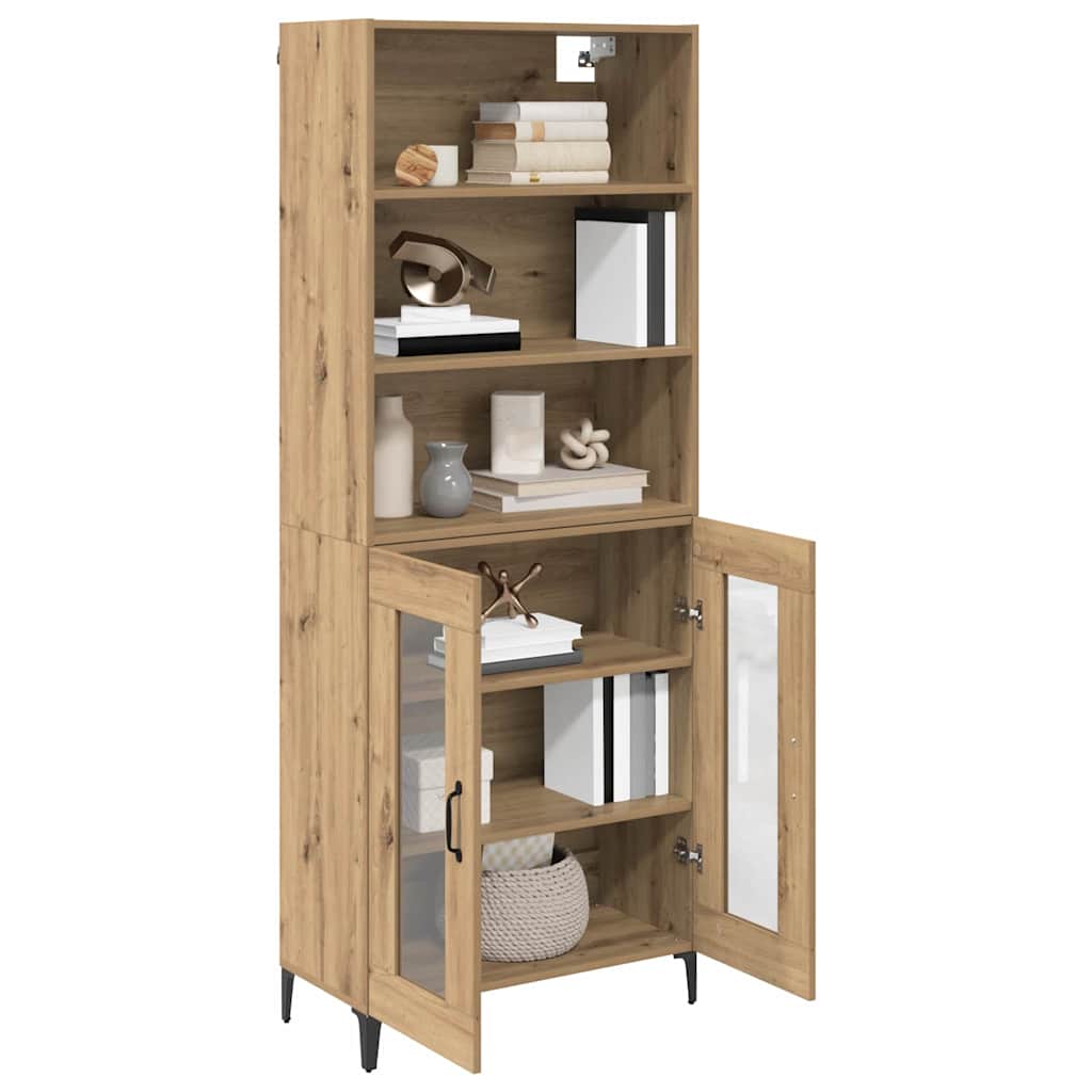 Høyskap Artisan Eik 69,5 X 34 X 180 Cm Konstruert Tre