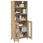 Høyskap Artisan Eik 69,5 X 34 X 180 Cm Konstruert Tre