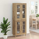 Høyskap Artisan Eik 69,5 X 34 X 180 Cm Konstruert Tre
