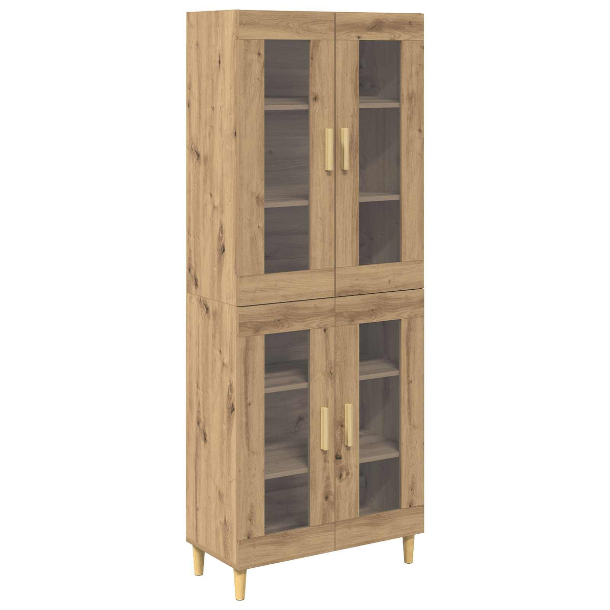 Høyskap Artisan Eik 69,5 X 34 X 180 Cm Konstruert Tre