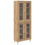 Høyskap Artisan Eik 69,5 X 34 X 180 Cm Konstruert Tre