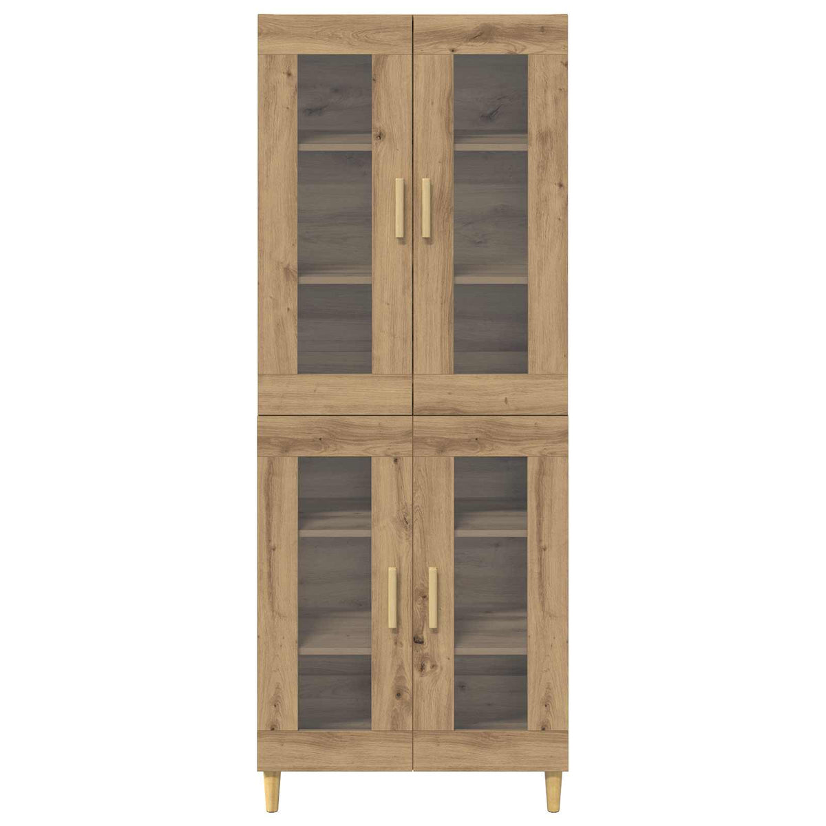 Høyskap Artisan Eik 69,5 X 34 X 180 Cm Konstruert Tre