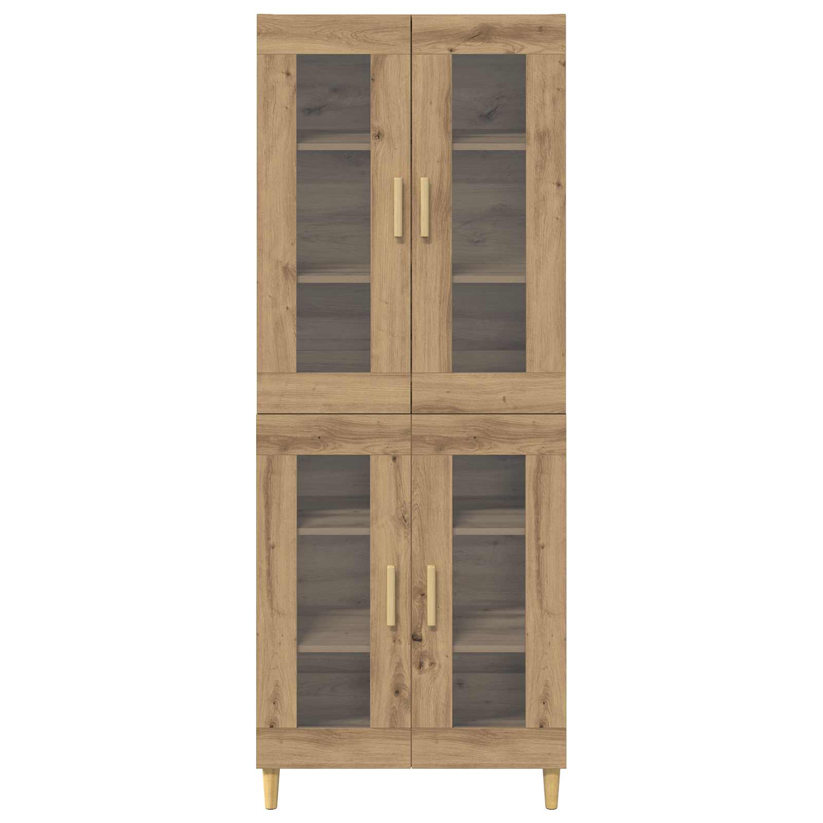 Høyskap Artisan Eik 69,5 X 34 X 180 Cm Konstruert Tre