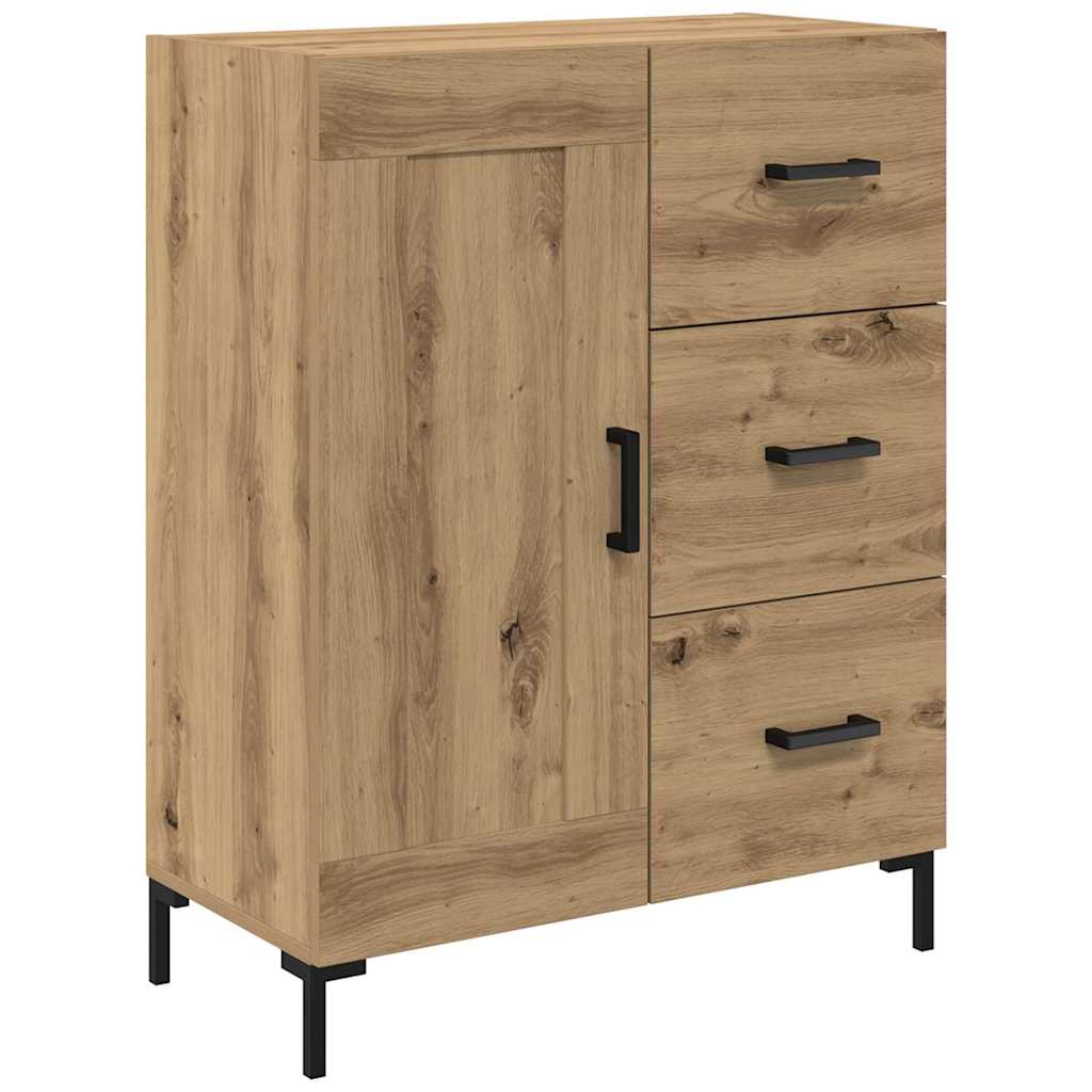 Høyskap 2 Pcs Artisan Eik 69,5 X 34 X 180 Cm Konstruert Tre