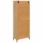 Høyskap 2 Pcs Artisan Eik 69,5 X 34 X 180 Cm Konstruert Tre