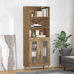 Høyskap Artisan Eik 69,5 X 32,5 X 180 Cm Konstruert Tre