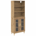 Høyskap Artisan Eik 69,5 X 32,5 X 180 Cm Konstruert Tre