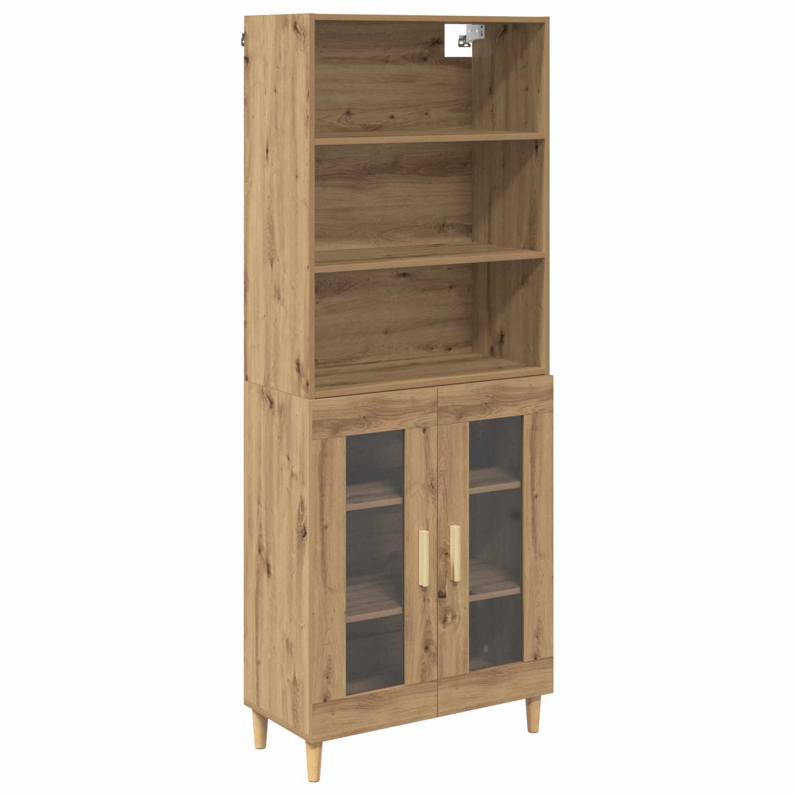 Høyskap Artisan Eik 69,5 X 32,5 X 180 Cm Konstruert Tre