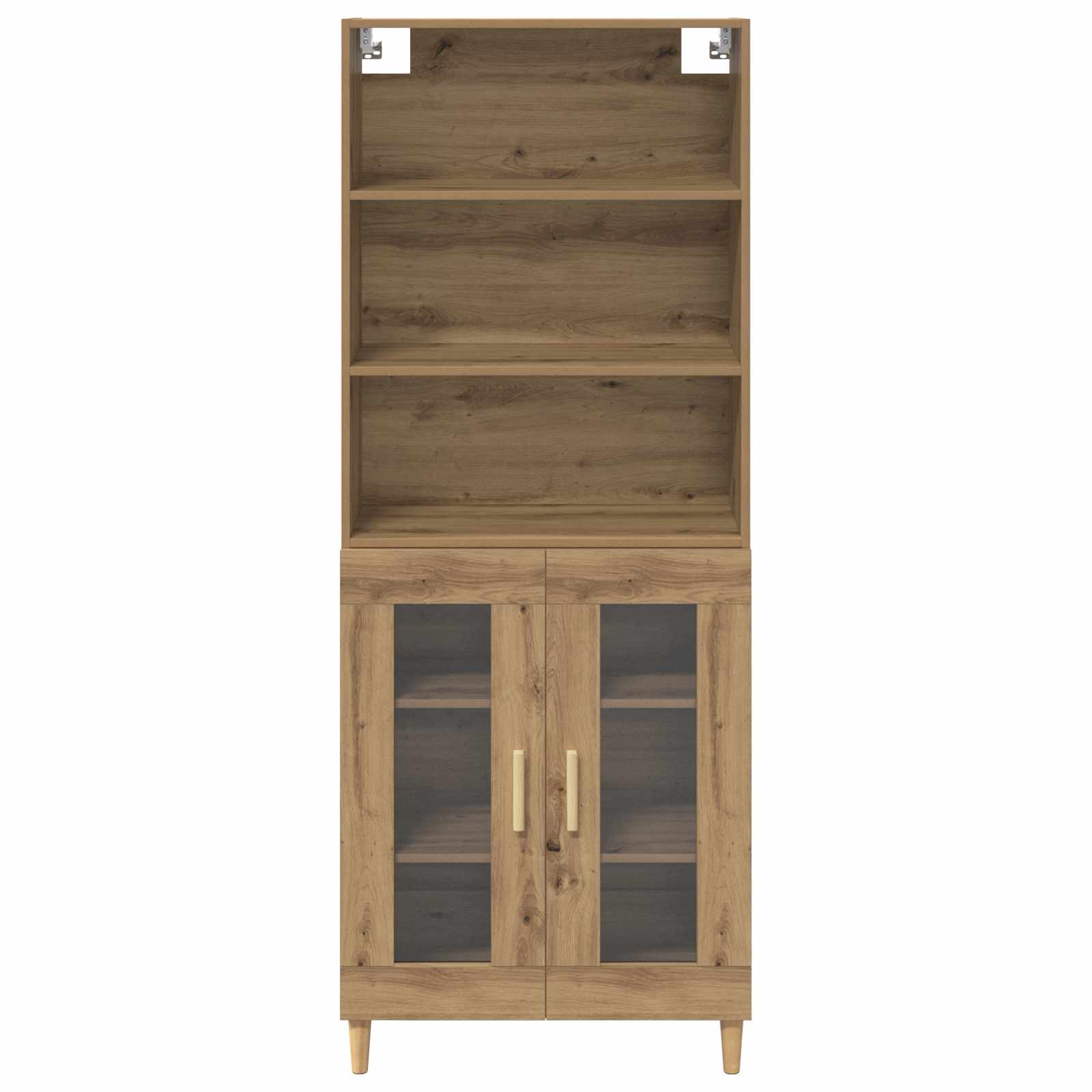Høyskap Artisan Eik 69,5 X 32,5 X 180 Cm Konstruert Tre