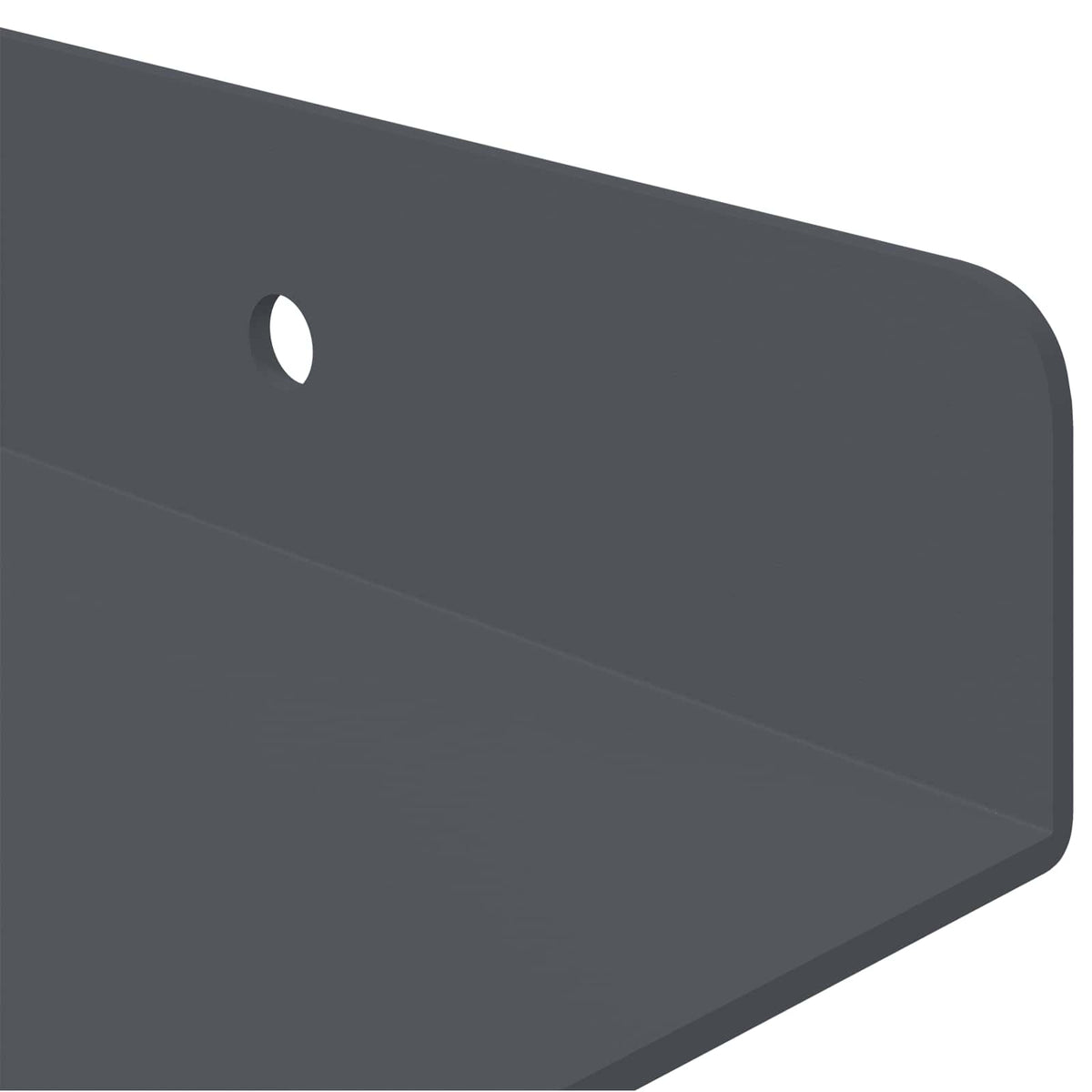 Vegghylle Med Hylle Veggmontert 3 Pcs Antrasitt 40 X 9 X 2,5 Cm