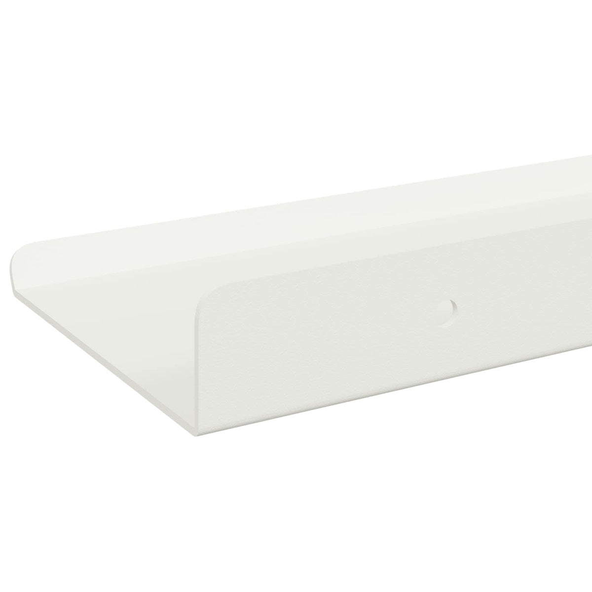 Vegghylle Med Hylle Veggmontert 3 Pcs Hvit 40 X 9 X 2,5 Cm