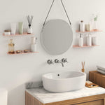 Vegghylle Med Hylle Veggmontert 4 Pcs Rosa 40 X 9 X 2,5 Cm