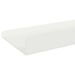 Vegghylle Med Hylle Veggmontert 4 Pcs Hvit 40 X 9 X 2,5 Cm