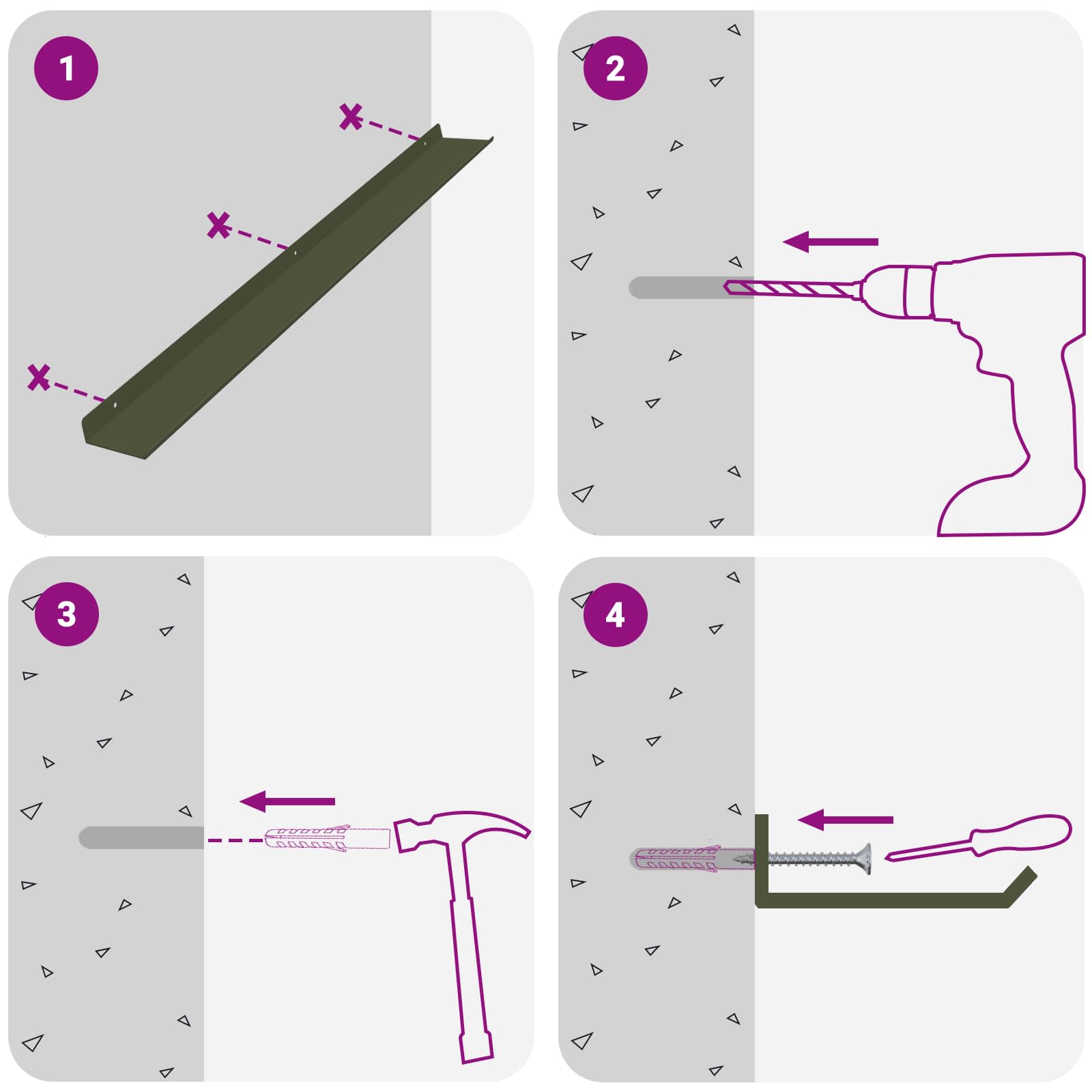Vegghylle Med Hylle 2 Pcs Olivengrønn 80 X 9 X 2,5 Cm