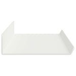 Vegghylle Med Hylle Veggmontert 4 Pcs Hvit 80 X 9 X 2,5 Cm