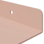 Vegghylle Med Hylle Veggmontert 4 Pcs Rosa 30 X 18 X 2,5 Cm