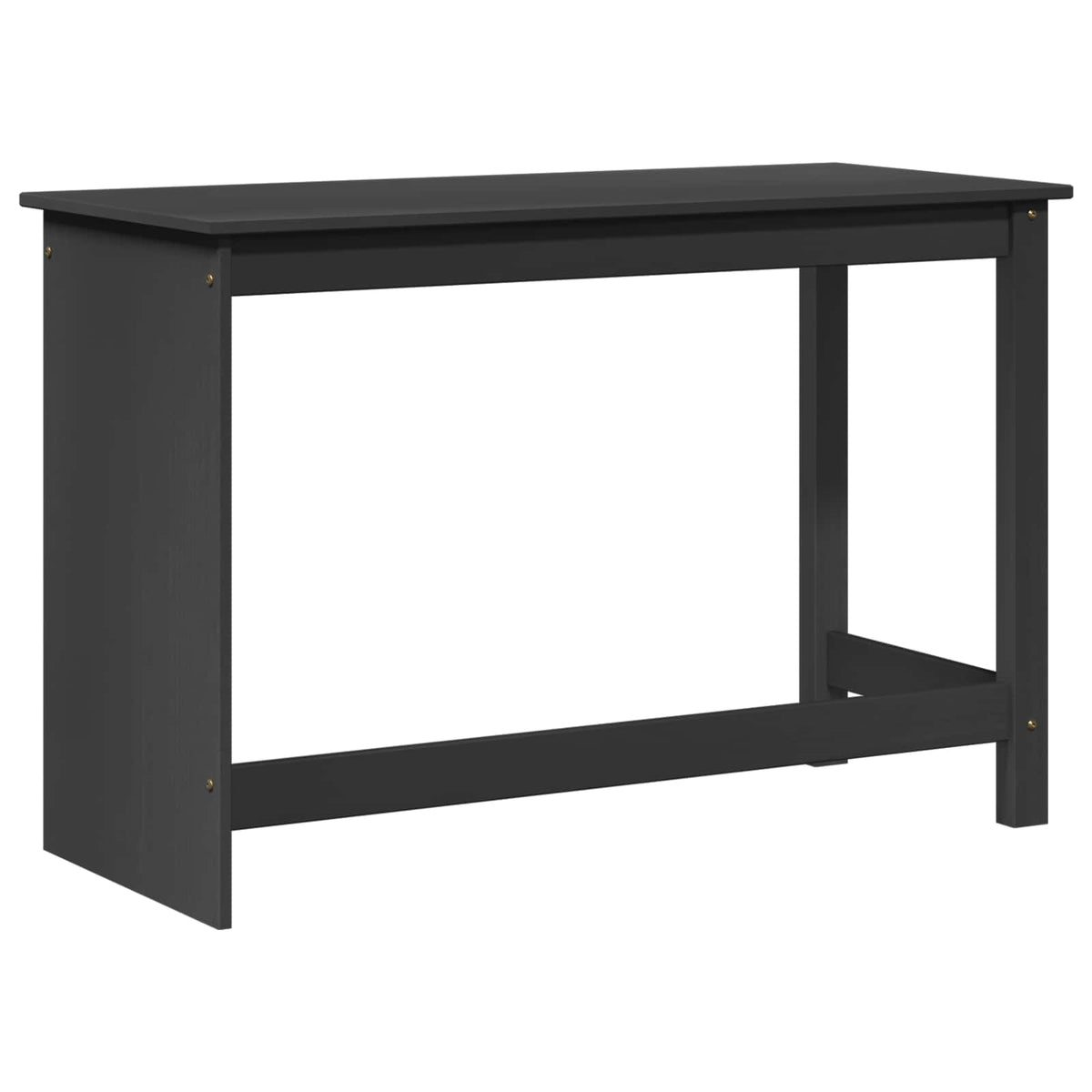 Skrivebord Grå 112 X 50 X 75 Cm Massiv Furu