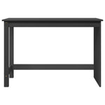 Skrivebord Grå 112 X 50 X 75 Cm Massiv Furu