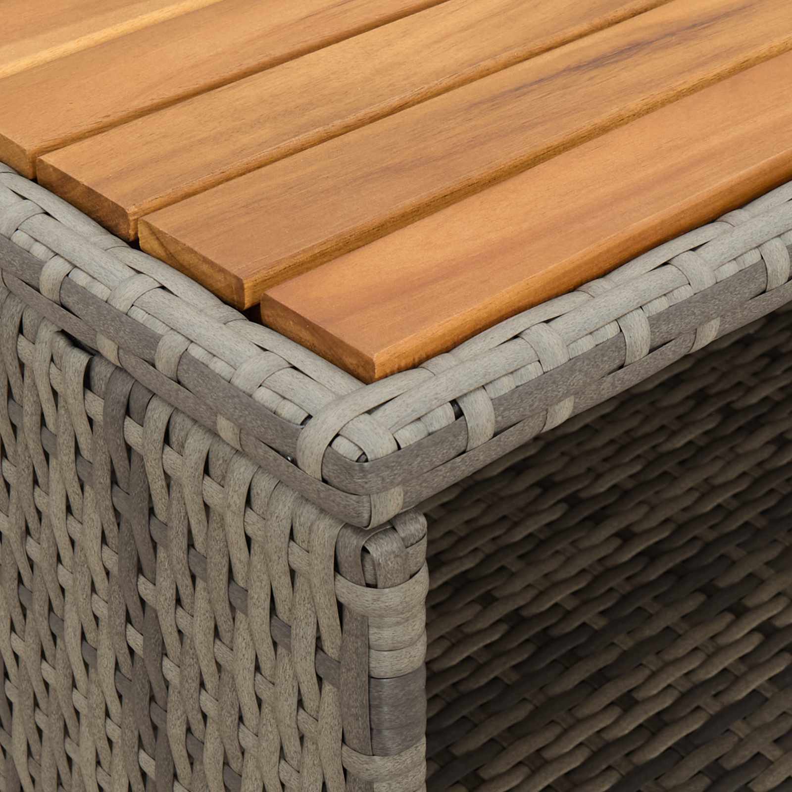 Kabinett Med Hylle Grå 70 X 50 X 87 Cm Polyester Og Roly Ratten