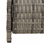 Kabinett Med Hylle Grå 70 X 50 X 87 Cm Polyester Og Roly Ratten