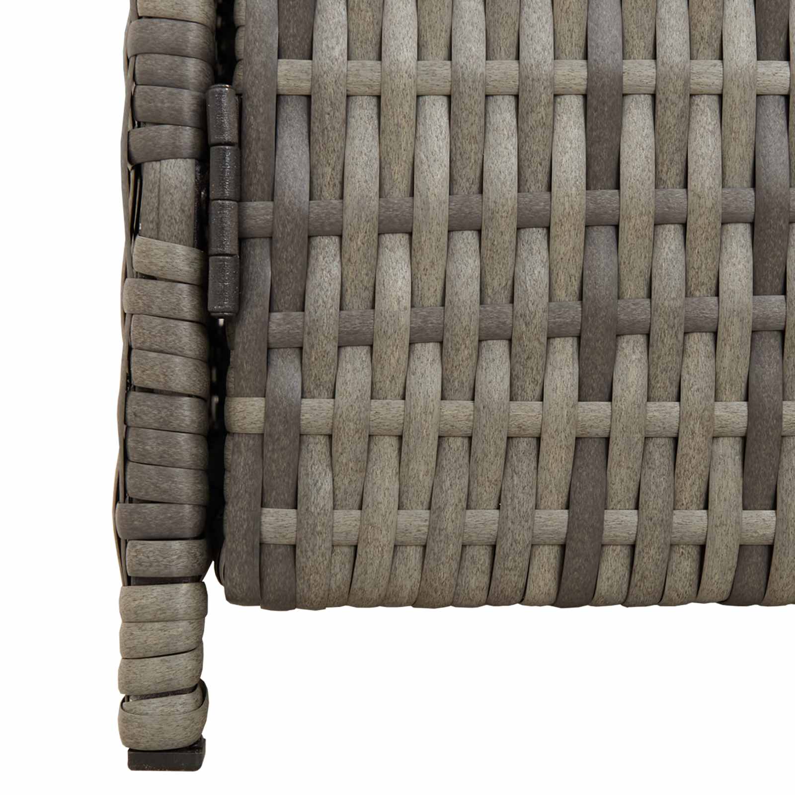 Kabinett Med Hylle Grå 70 X 50 X 87 Cm Polyester Og Roly Ratten