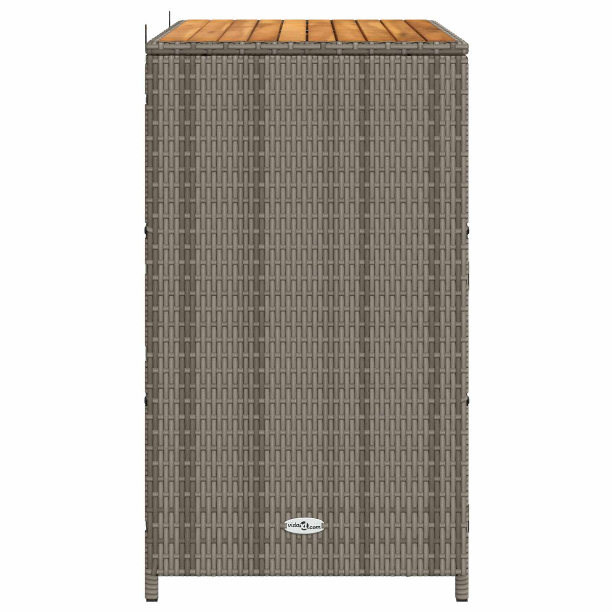 Kabinett Med Hylle Grå 70 X 50 X 87 Cm Polyester Og Roly Ratten