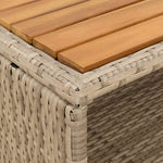 Kabinett Med Dør Beige 70 X 50 X 87 Cm Polyester Og Roly Ratten