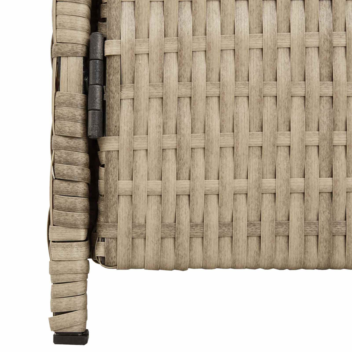 Kabinett Med Dør Beige 70 X 50 X 87 Cm Polyester Og Roly Ratten