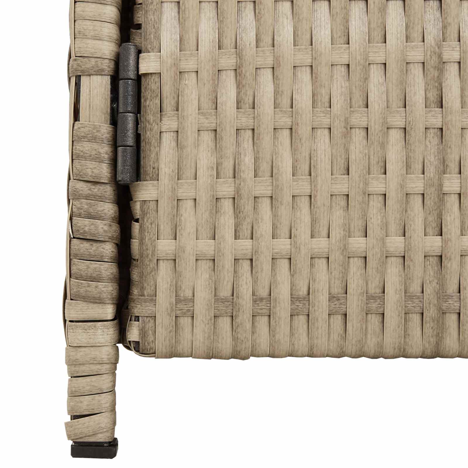Kabinett Med Dør Beige 70 X 50 X 87 Cm Polyester Og Roly Ratten