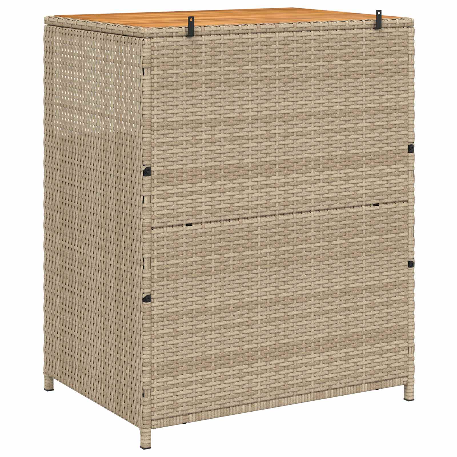 Kabinett Med Dør Beige 70 X 50 X 87 Cm Polyester Og Roly Ratten