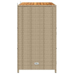 Kabinett Med Dør Beige 70 X 50 X 87 Cm Polyester Og Roly Ratten