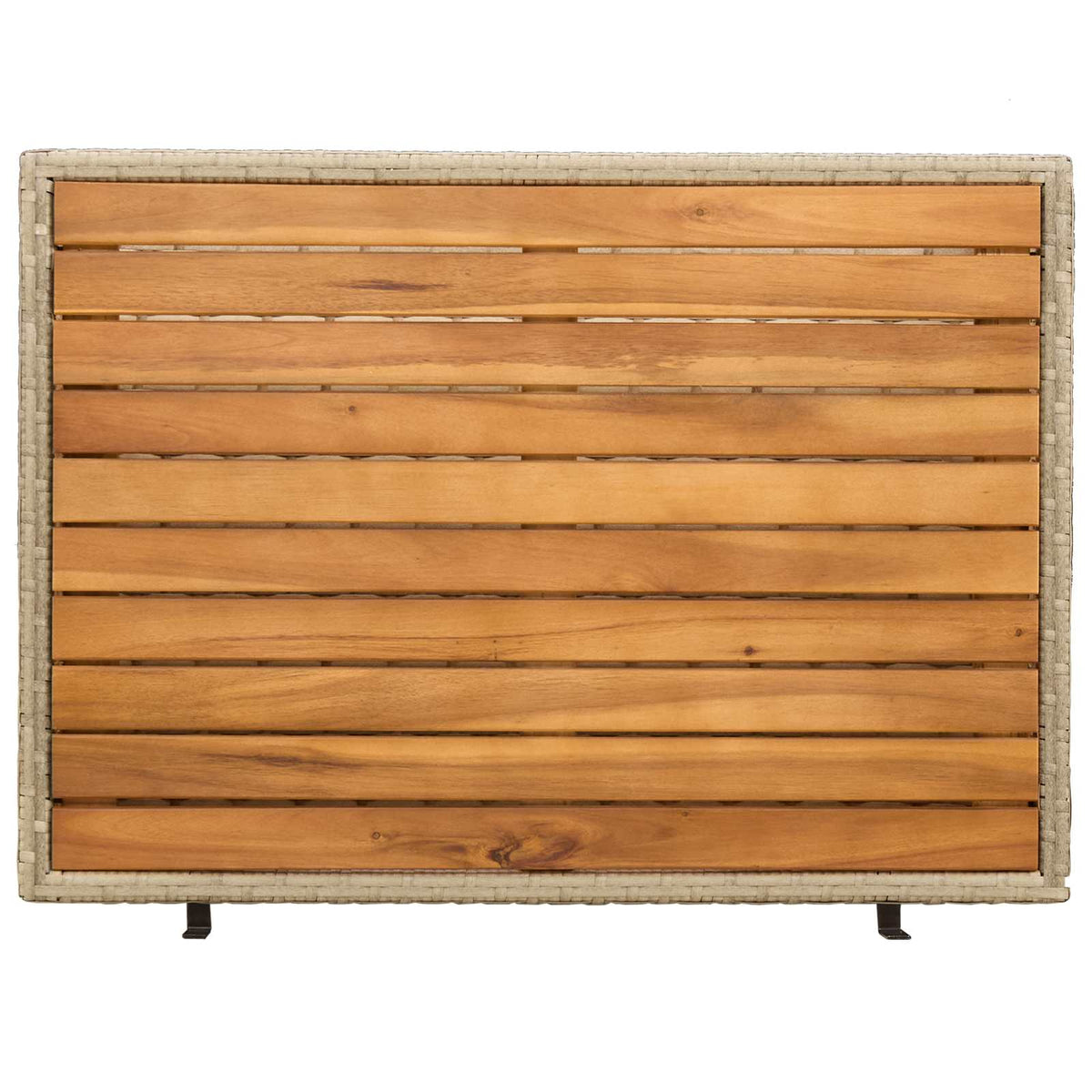 Kabinett Med Dør Beige 70 X 50 X 87 Cm Polyester Og Roly Ratten