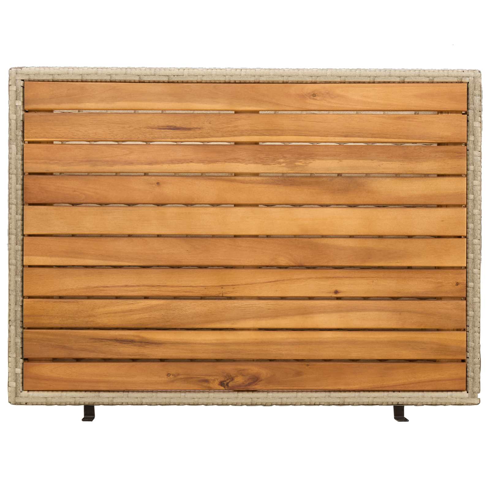 Kabinett Med Dør Beige 70 X 50 X 87 Cm Polyester Og Roly Ratten