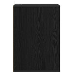 Skuffeskap Med Skuff Svart Eik 41 X 40 X 58 Cm Konstruert Tre