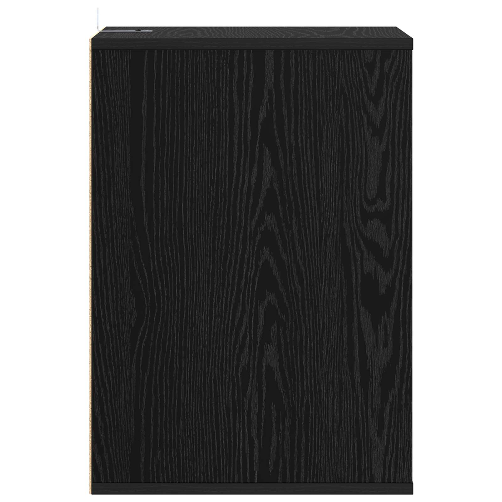 Skuffeskap Med Skuff Svart Eik 41 X 40 X 58 Cm Konstruert Tre