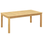 Kaffebord Lett Akasie 110 X 60 X 45 Cm Solid Akasietre