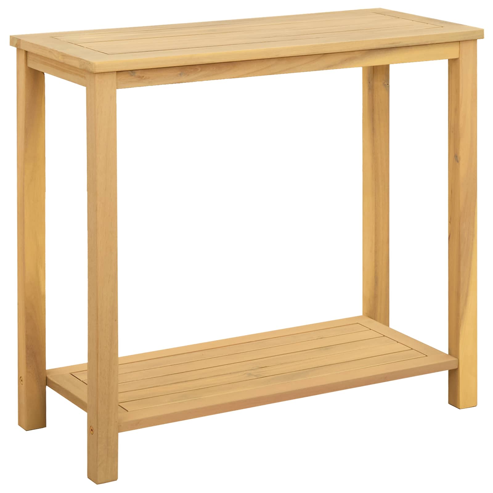 Hagekonsollbord Lett Akasie 80 X 35 X 75 Cm Solid Akasietre